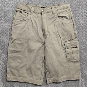 FUBU The Collection Shorts‎ 36 Khaki Carpenter Utility Y2K Streetwear Hip Hop